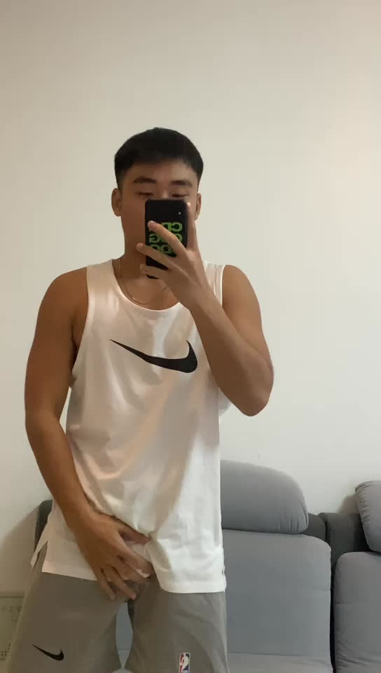 #直男 #薄肌 #solo #白袜